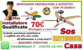 zoom immagine (Il tuo ventilatore a soffitto con solo 70 euro Roma)