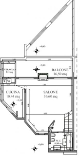 zoom immagine (Casa singola 125 mq, soggiorno, 3 camere, zona Pozzuoli)