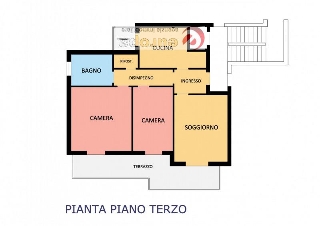 zoom immagine (Appartamento 106 mq, soggiorno, 2 camere, zona Creazzo - Centro)