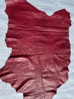 zoom immagine (Pelle nappa plongè bordò per Abbigliamento e pelletteria)
