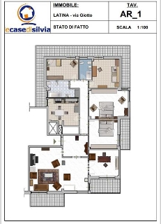 zoom immagine (Appartamento 218 mq, soggiorno, 4 camere, zona Latina - Centro)