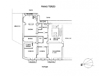 zoom immagine (Appartamento 145 mq, soggiorno, 2 camere, zona Vanchiglia / Vanchiglietta)