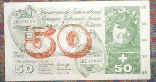 zoom immagine (Banconota Svizzera)