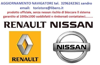 zoom immagine (Renault nissan aggiornamento mappe navigatore con autovelox)