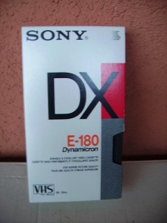 zoom immagine (Cassette vhs Sony 180)